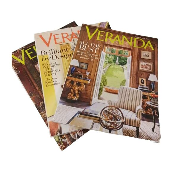 Lot Of 3 VERANDA Magazines 2016 Including HOLIDAY Issue March September November - Picture 2 of 11